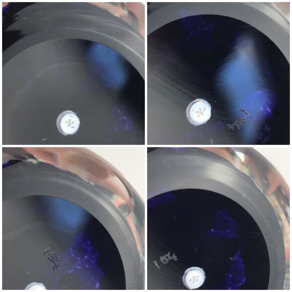 Perthshire 1995D Daisies Lampwork Flower Millefiori Garland Faceted Paperweight - Picture 10 of 16